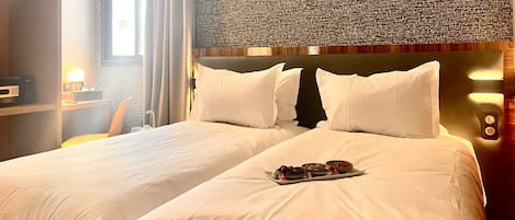 Standard Twin Room | Premium bedding, in-room safe, individually decorated, desk