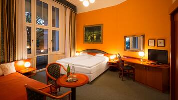 In-room safe, desk, iron/ironing board, rollaway beds