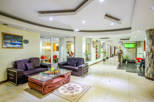 Sala de estar en el lobby