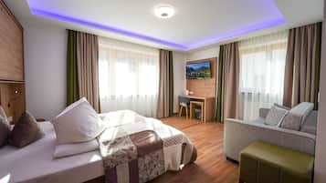 Family Room (Some with Balcony) | Premium bedding, in-room safe, desk, rollaway beds