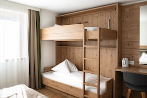 Premium bedding, in-room safe, desk, rollaway beds