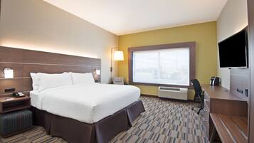 Hypo-allergenic bedding, individually furnished, desk, laptop workspace