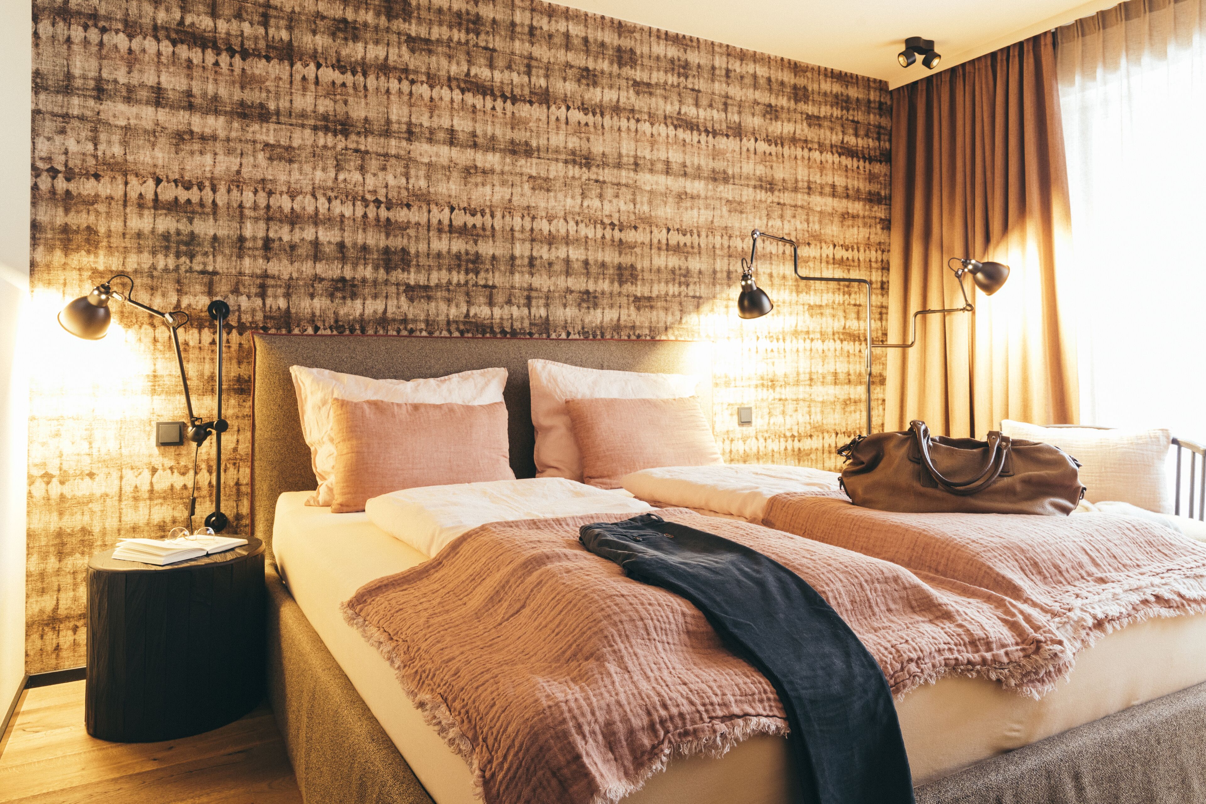 superior double room, 1 king bed, mountain view | 1 bedroom, in-room safe, blackout curtains, soundproofing