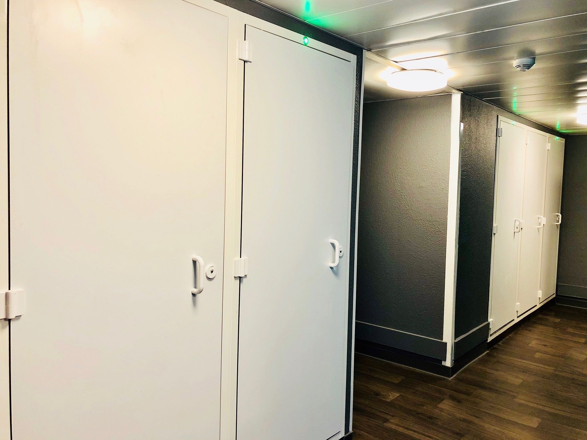 shower, eco-friendly toiletries, towels