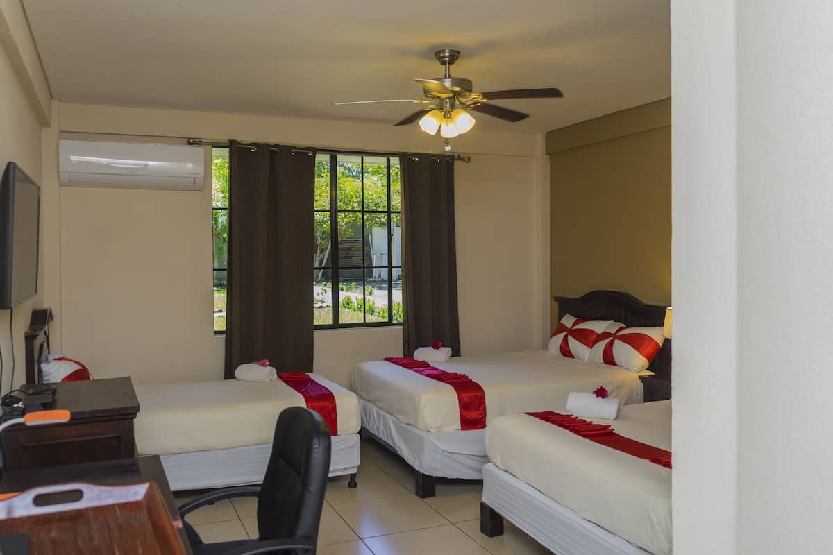 standard triple room | in-room safe, desk, soundproofing, iron/ironing board