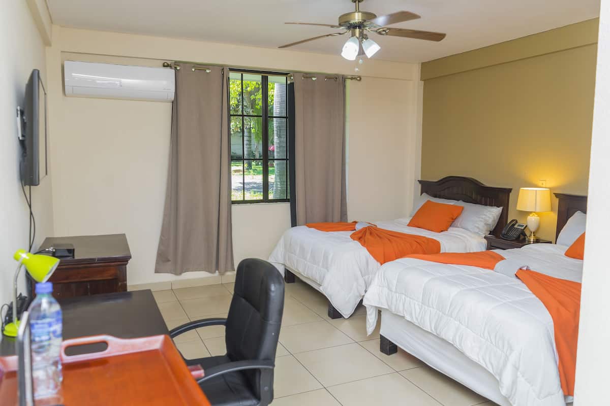 standard double room | in-room safe, desk, soundproofing, iron/ironing board