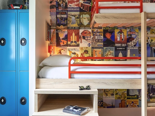 Room, Multiple Beds | Premium bedding, desk, free WiFi, bed sheets - hotelF1 Nice Villeneuve-Loubet (Villeneuve-Loubet)