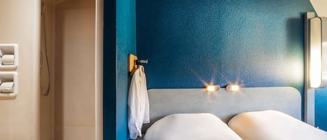 Chambre avec lits jumeaux, 2 lits une place