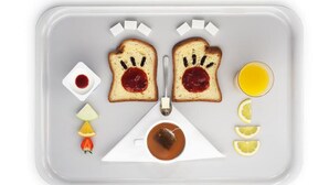 A tray with two slices of toast topped with jam, a glass of orange juice, and a small bowl of jam. - ibis budget Paris Porte de Bercy (Charenton-le-Pont)