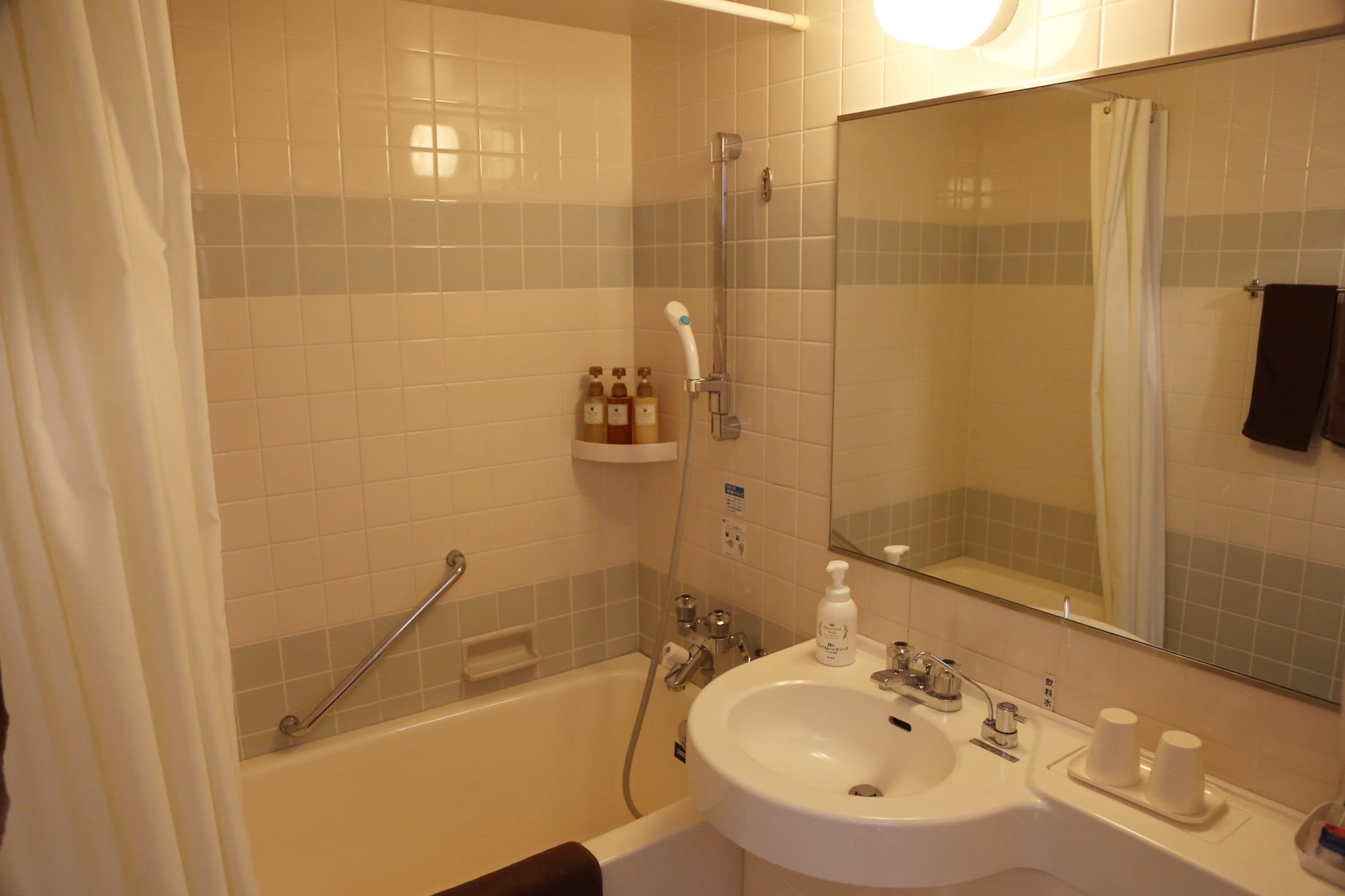 free toiletries, hair dryer, slippers, electronic bidet