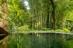 Quarto standard, para não fumantes (Open Air Bath, Tsuki) | Vista da sacada
