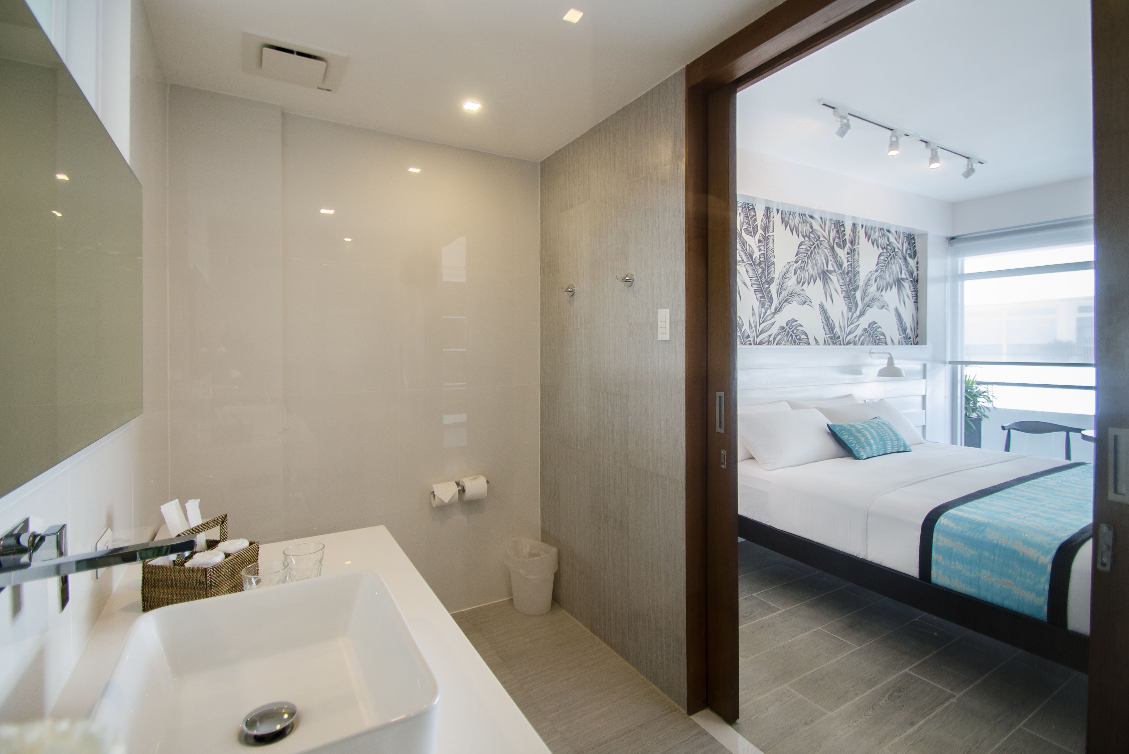 premier room | bathroom | shower, rainfall showerhead, free toiletries, hair dryer