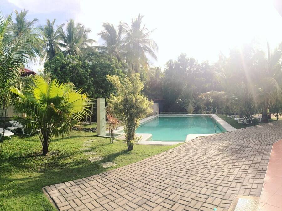 Outdoor pool, open 8:00 AM to 10:00 PM, sun loungers