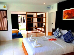 ห้องเอลีทดับเบิล, 1 ห้องนอน, วิวสวน, ติดสวน | ห้องเก็บเสียง, Wi-Fi ฟรี