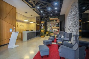 Sitteområde i lobbyen