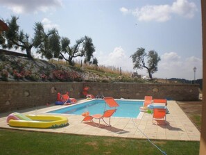 Indoor pool, seasonal outdoor pool