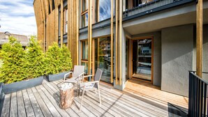 Dobbeltrom – superior, terrasse, fjellutsikt (Deluxe) | Balkong
