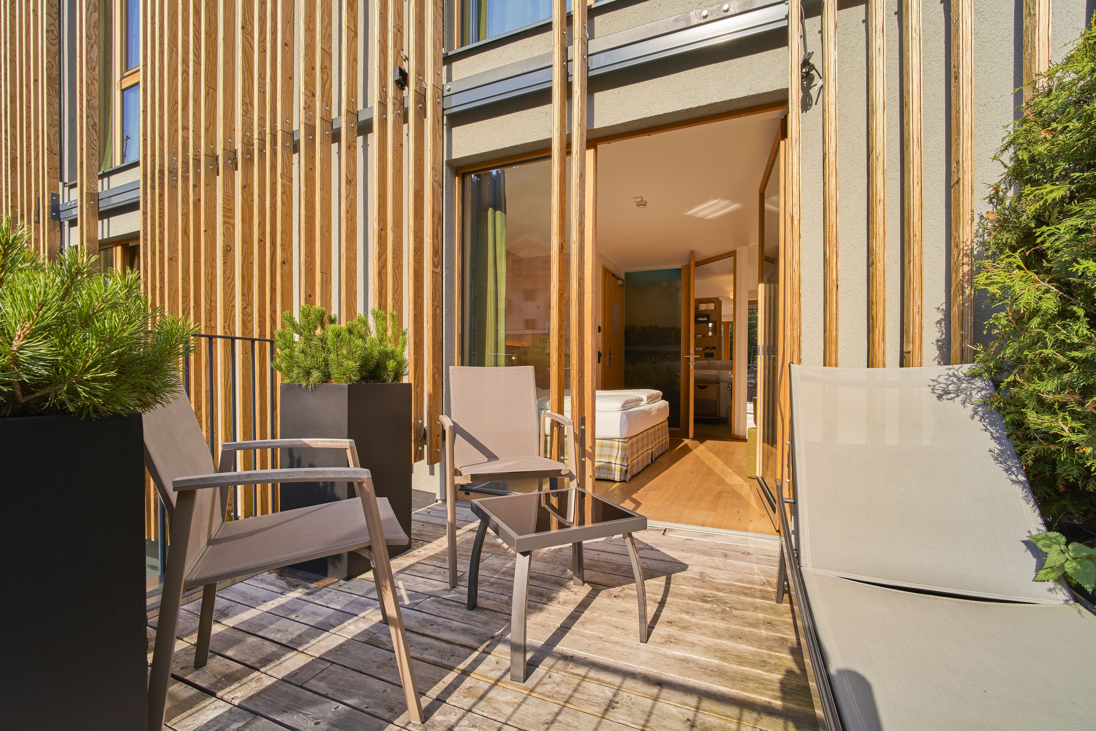 Doppia Classic, terrazzo, vista montagna (Deluxe) | Terrazza/patio