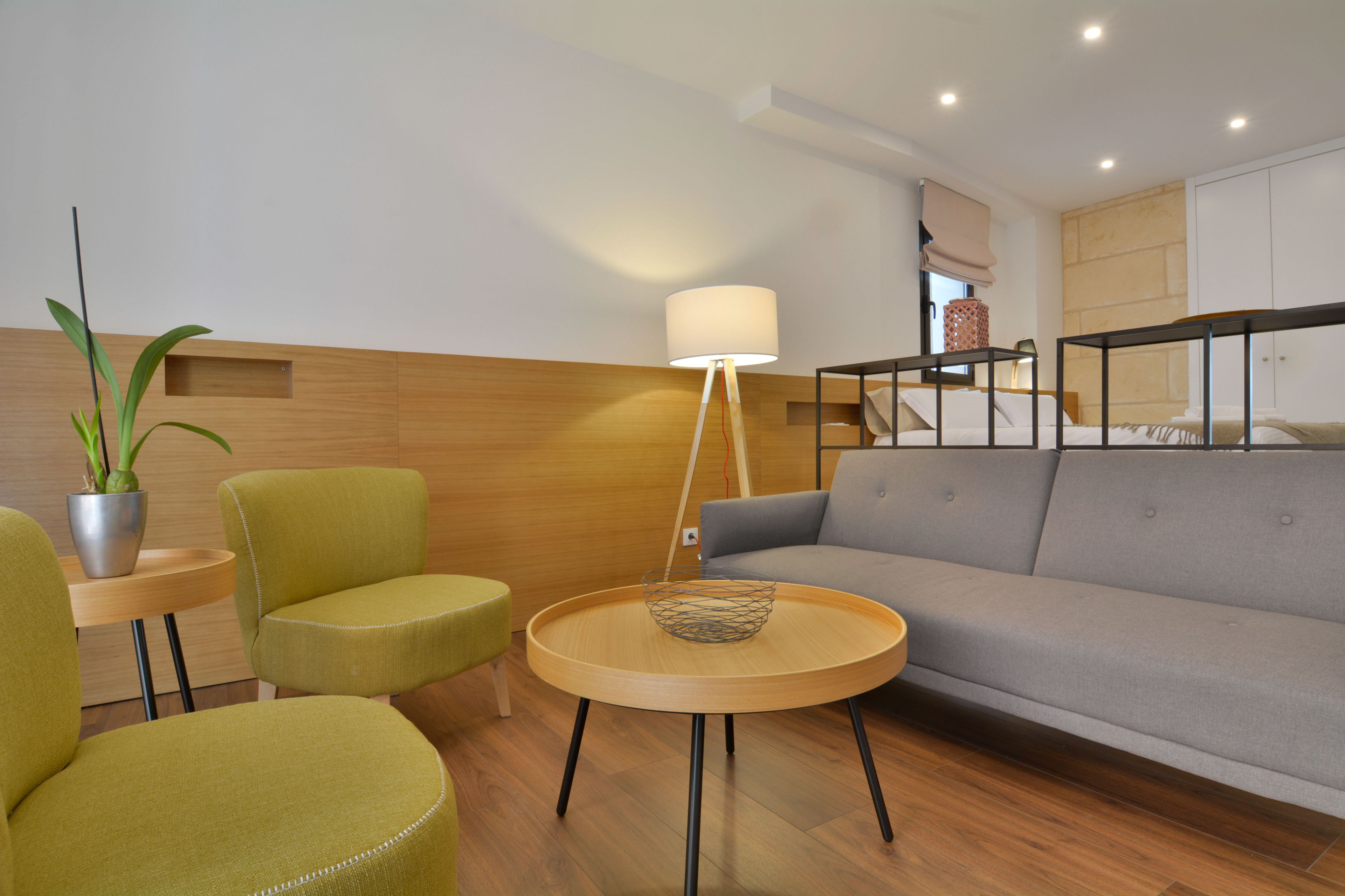 deluxe apartment, 2 bedrooms, terrace | living area | flat-screen tv