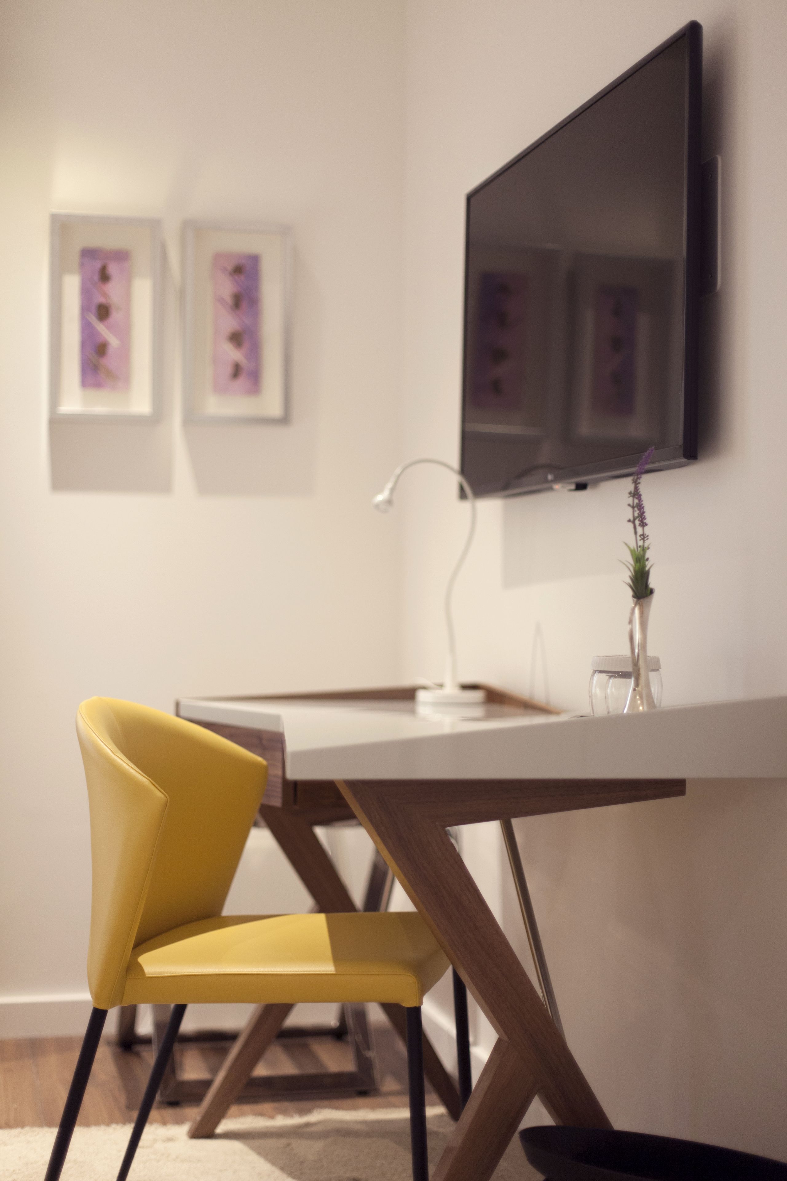 standard suite | egyptian cotton sheets, premium bedding, down duvets, in-room safe