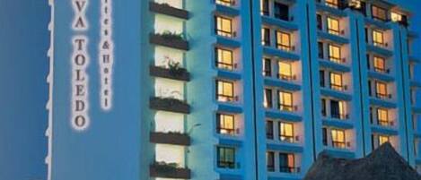 Front of property - evening/night