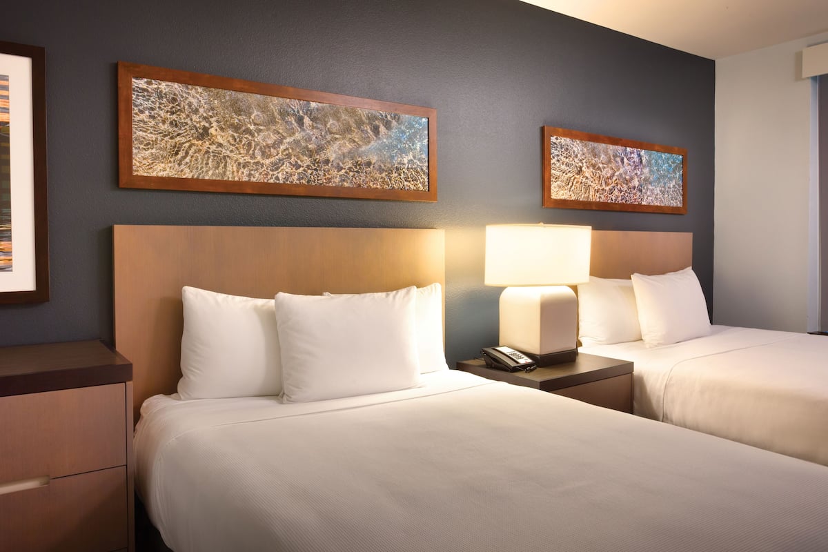 in-room safe, desk, blackout curtains, iron/ironing board