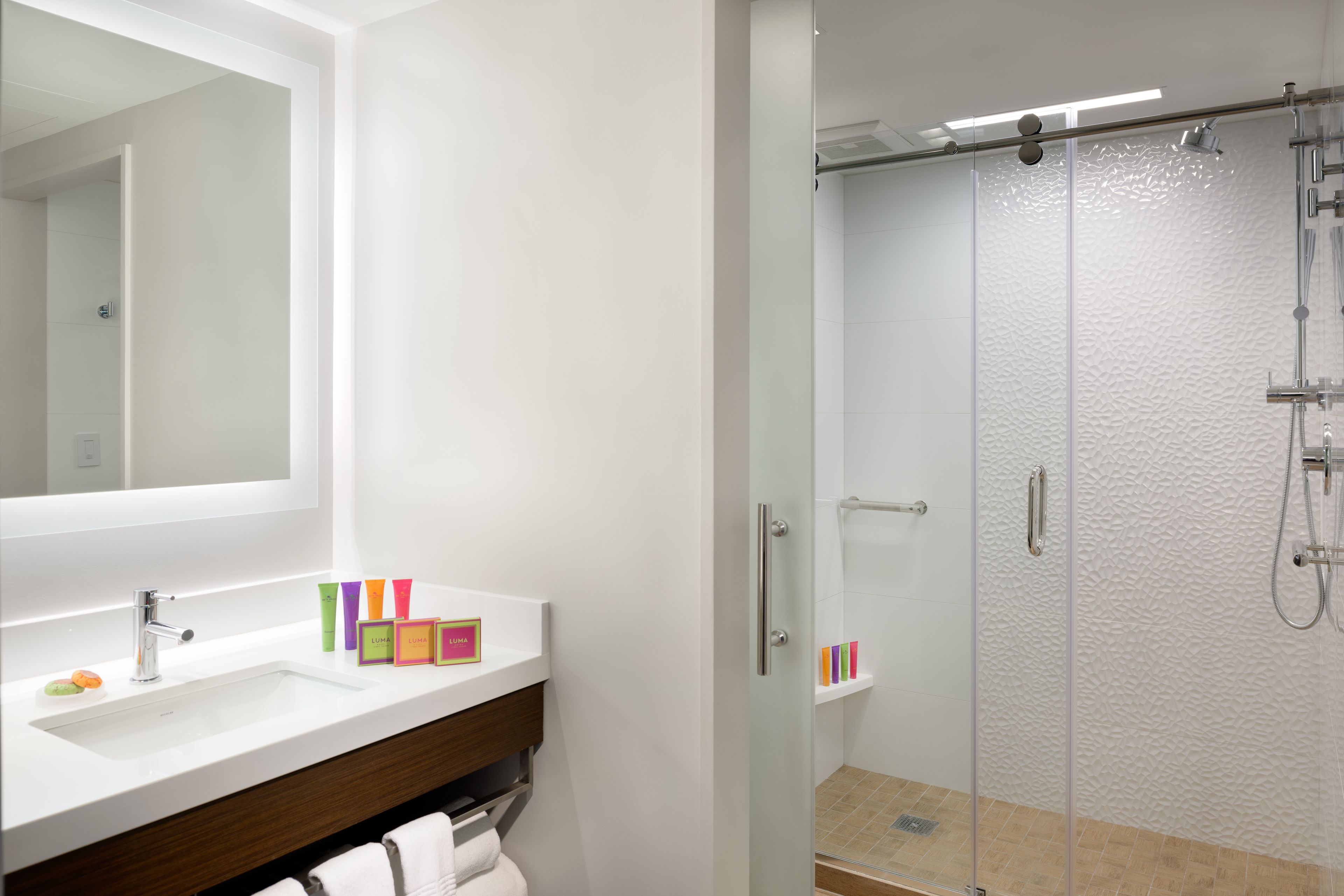 room, 1 king bed | bathroom | designer toiletries, hair dryer, bathrobes, slippers