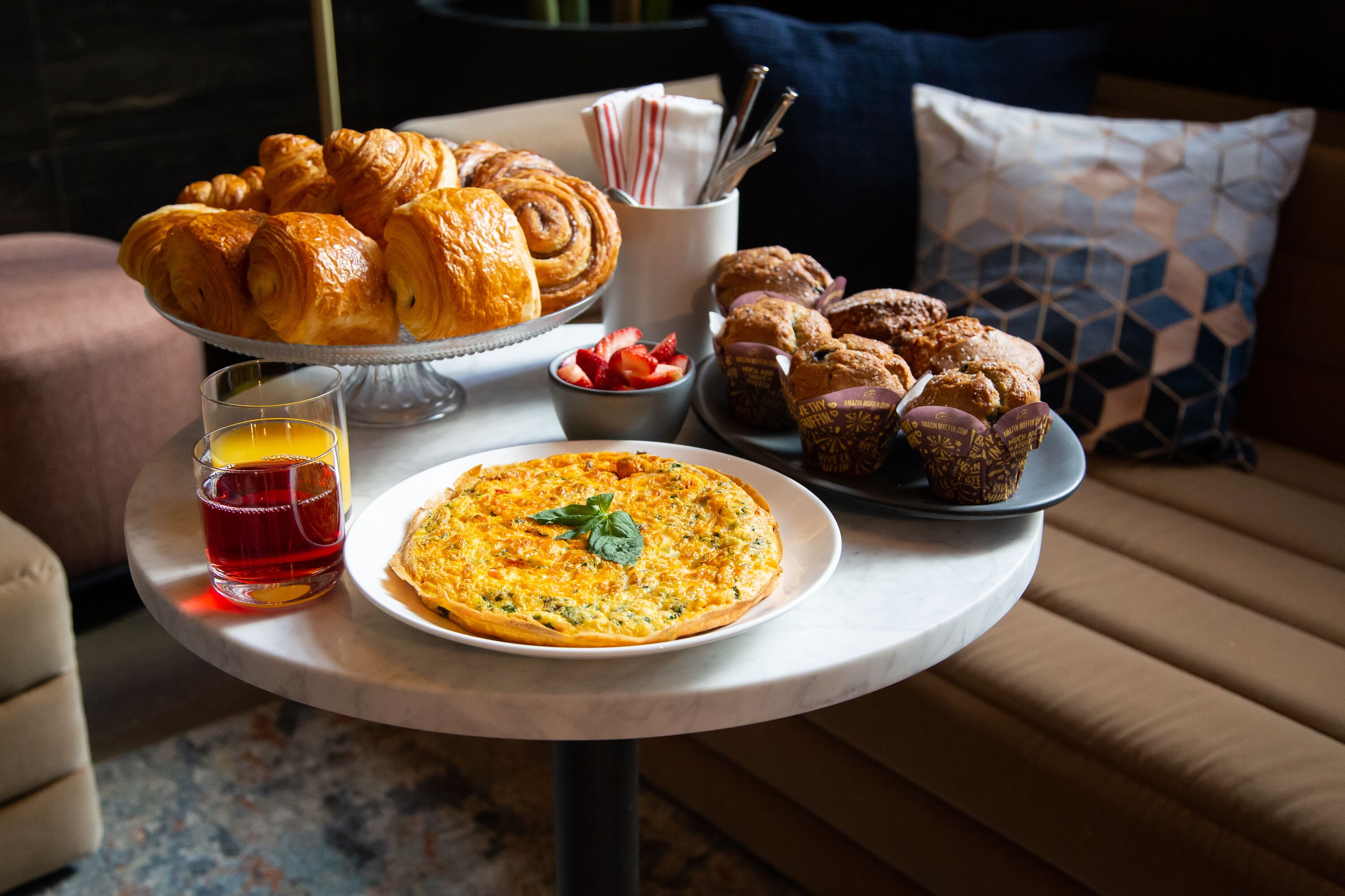 daily continental breakfast for a fee