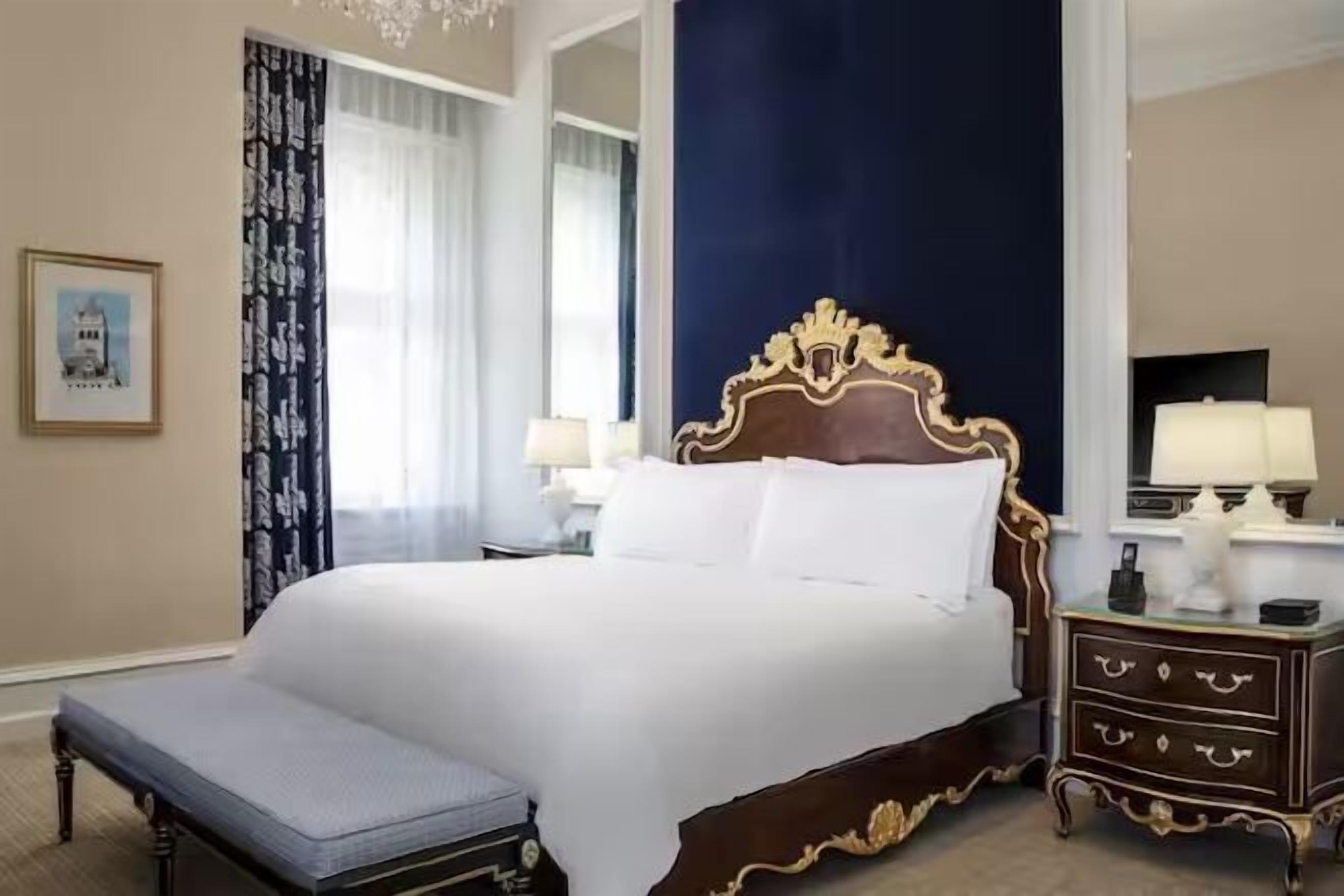 Egyptian cotton sheets, premium bedding, down duvets, pillow-top beds