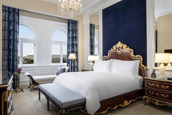 Suite estudio superior, 1 cama King size | Sábanas de algodón egipcio, ropa de cama de alta calidad y edredón 