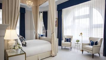 Capitol 1 Bedroom Suite | Living area | 55-inch flat-screen TV with cable channels, TV, pay movies