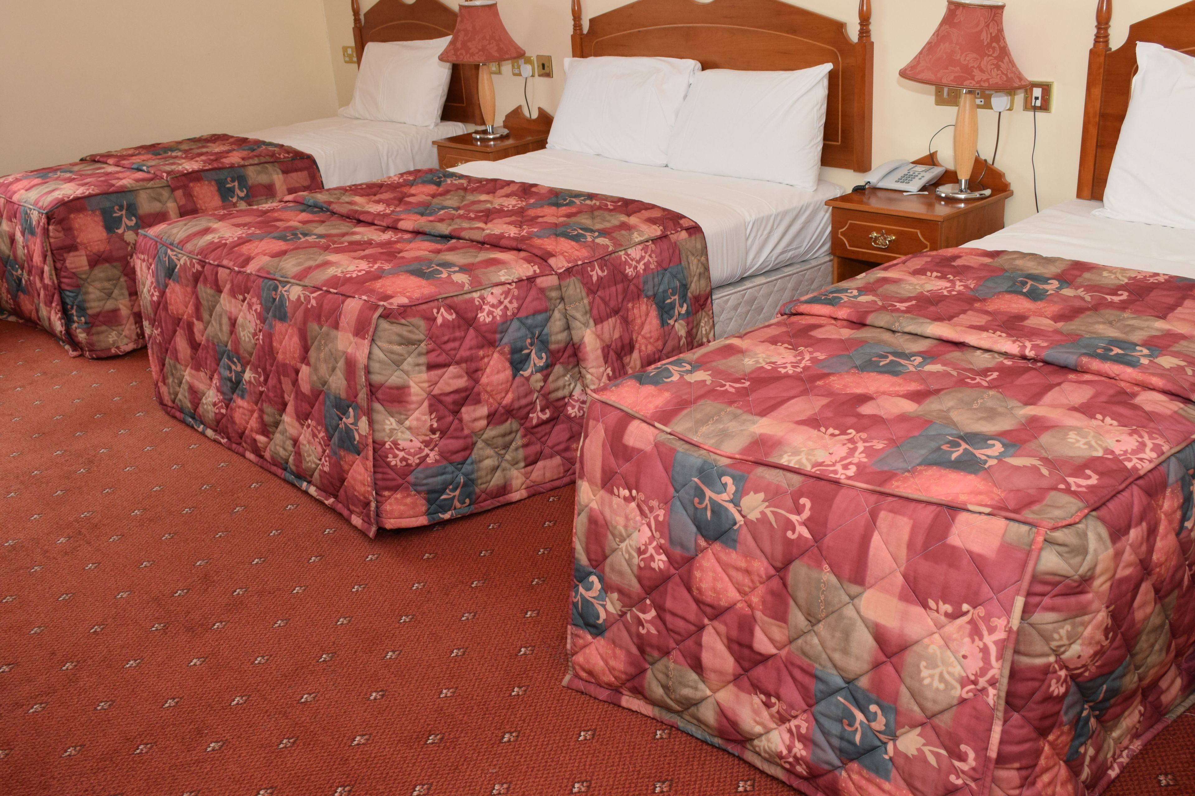 family room (2 adults & 4 children) | premium bedding, desk, iron/ironing board, free cots/infant beds