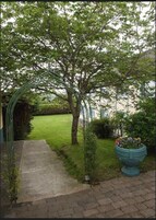 Outdoor banquet area