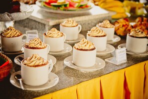Gratis frukostbuffé varje dag