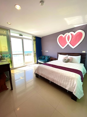 Kamar Double Bulan Madu | 1 kamar tidur, tirai kedap cahaya, Wi-Fi gratis, dan seprai linen