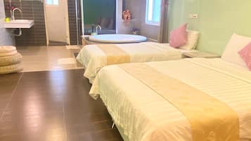 VIP 3人房 | 1 間臥室、遮光布/窗簾、免費無線上網、床單