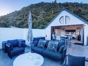 Studio, Lagoon View | Terrace/patio - Cloverleigh Guest House (Wilderness)