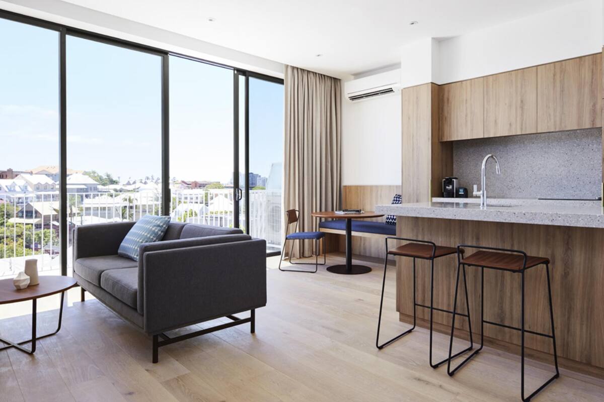 Two Bedroom 1 Bathroom | Egyptian cotton sheets, premium bedding, pillowtop beds, minibar