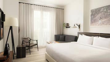 Premium bedding, pillowtop beds, in-room safe, individually decorated