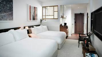 Premium bedding, pillow-top beds, in-room safe, individually decorated