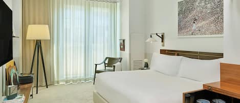 Premium bedding, pillow-top beds, in-room safe, individually decorated