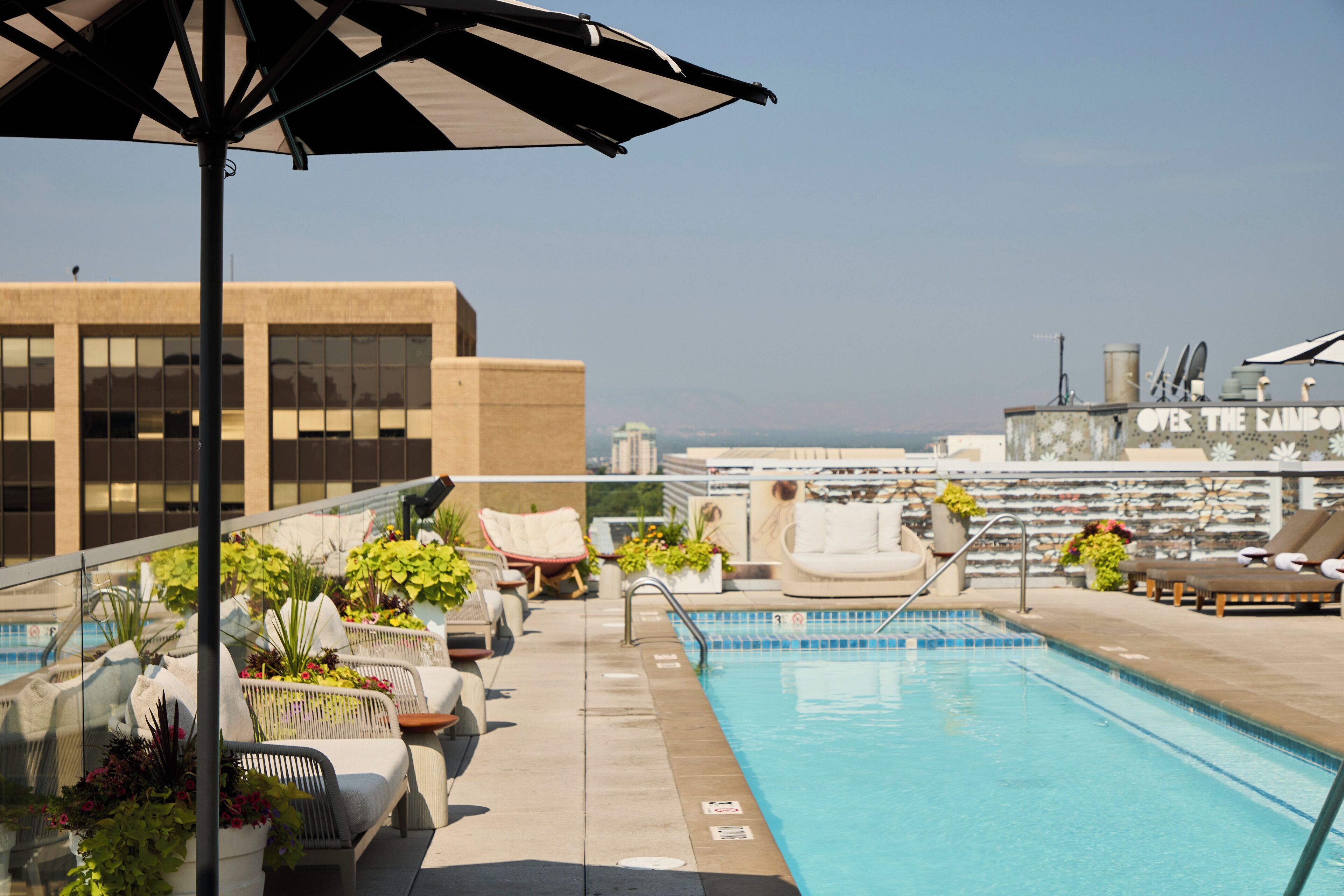 outdoor pool, pool cabanas (surcharge), pool loungers