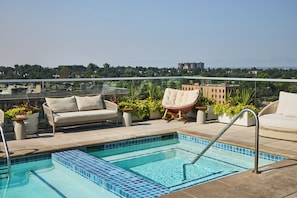 Outdoor pool, cabanas (surcharge), sun loungers