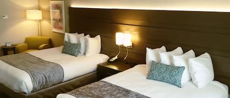 In-room safe, blackout curtains, iron/ironing board