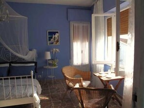 Chambre Panoramique Double ou avec lits jumeaux, 1 grand lit, vue baie