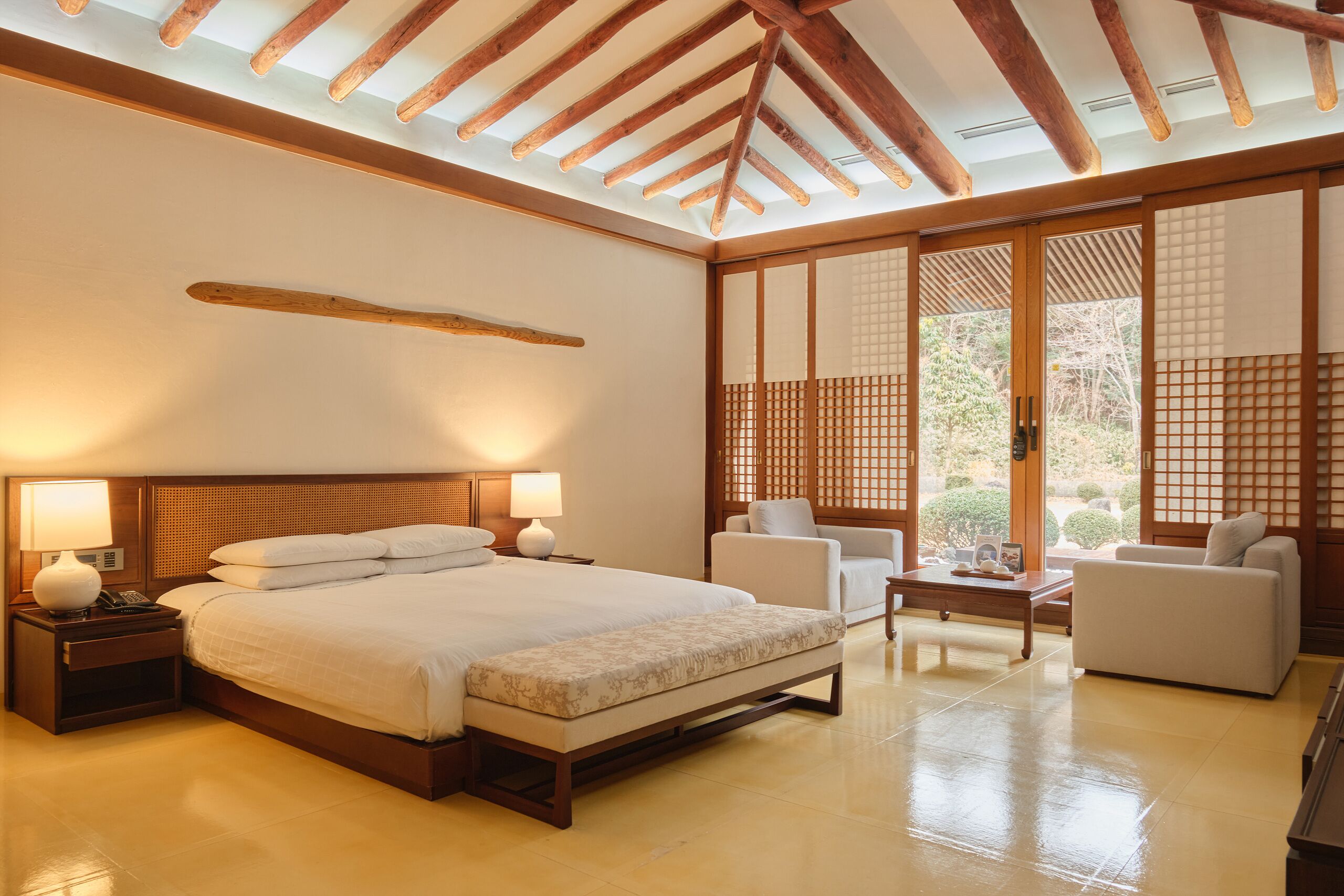 deluxe double room (korean) | 1 bedroom, premium bedding, down duvets, free minibar