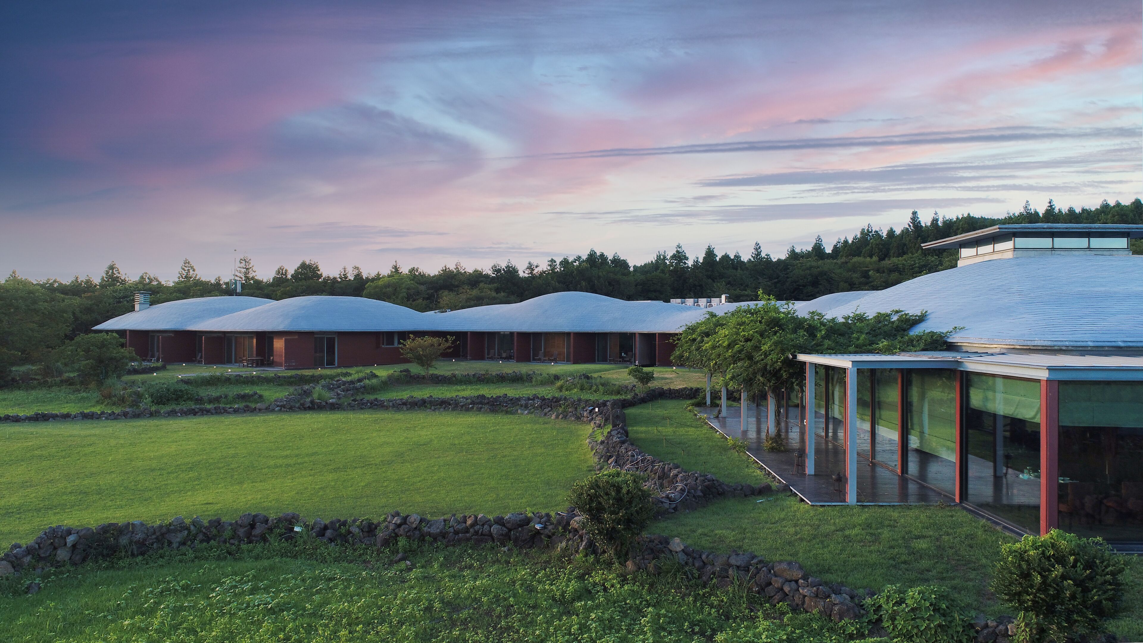 outdoor wedding area