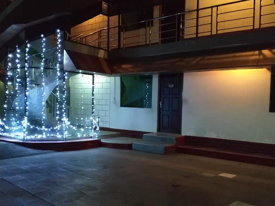 Voorkant van accommodatie