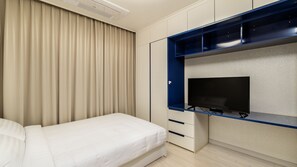 Kamar (K-Style) | Selimut bulu angsa dan tempat tidur Tempur-Pendic
