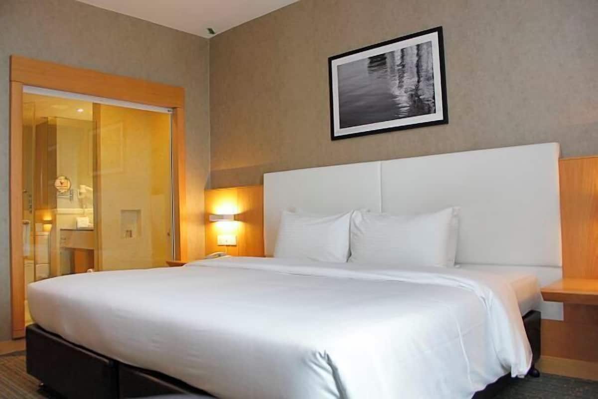 In-room safe, desk, blackout curtains, soundproofing